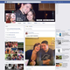 The representation of the couple’s marriage on Facebook is rich, happy, and without trouble or doubt.
